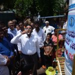 Water crisis, record temperature in the city